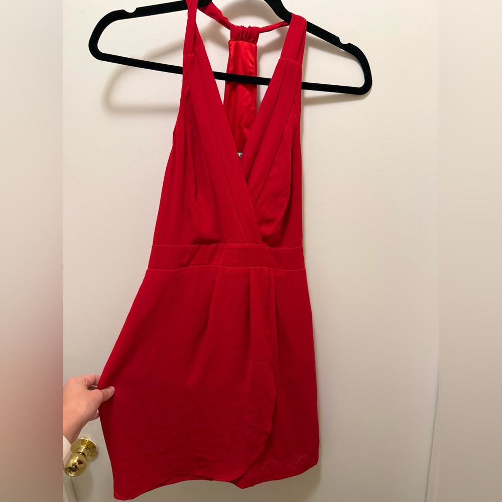 Express Vibrant Red Dress